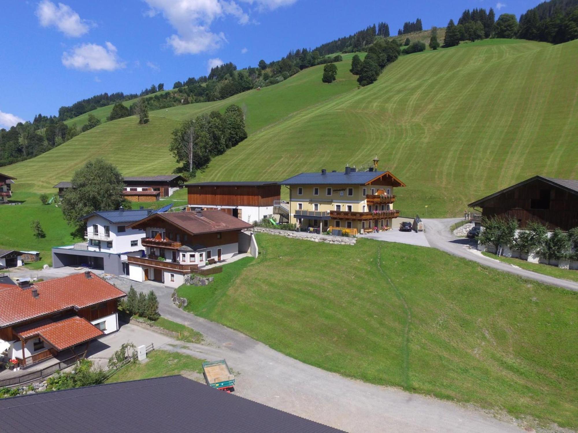 Ferienwohnung Bichl Viehofen Saalbach Exterior foto